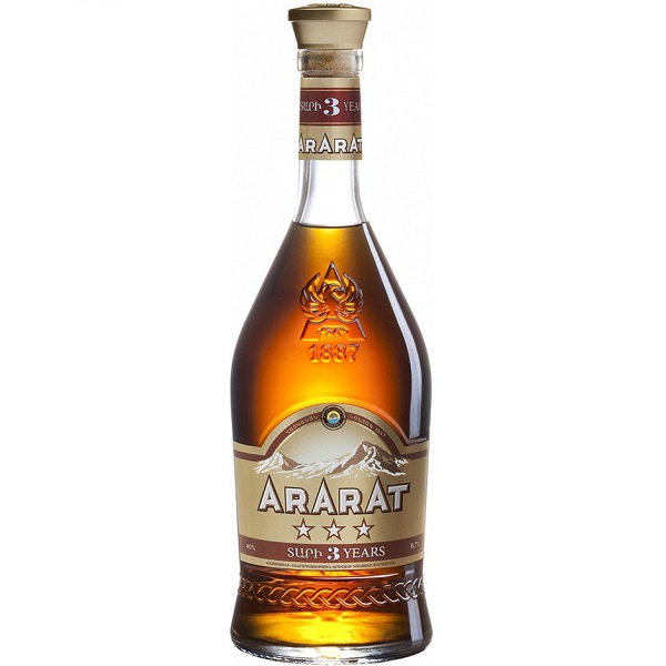 Коньяк Арарат трехлетний армянский