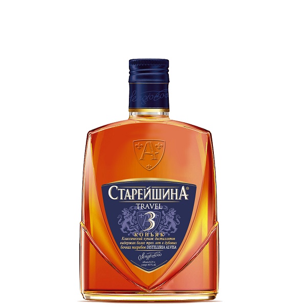 Коньяк Старейшина трехлетний