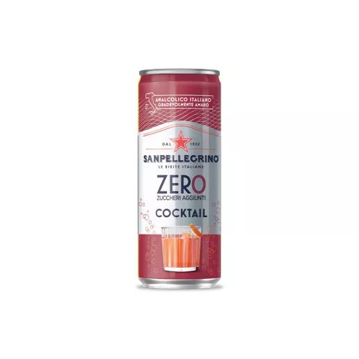 Напиток S.Pellegrino (Сан Пелегрино) 0,33л Коктейль Зеро б/с газ ж/б