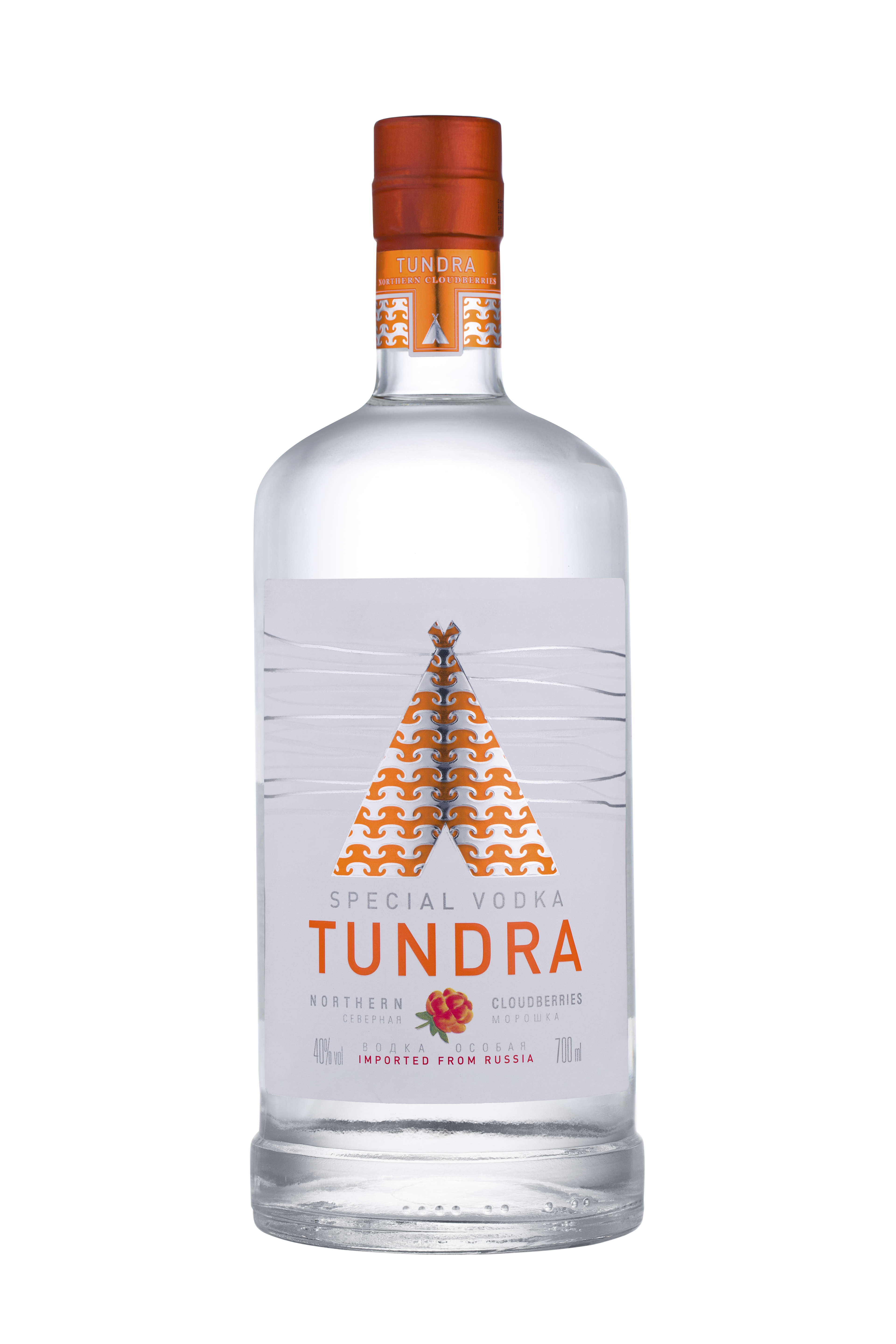 Водка особая Tundra Северная Морошка 40% 0,7л