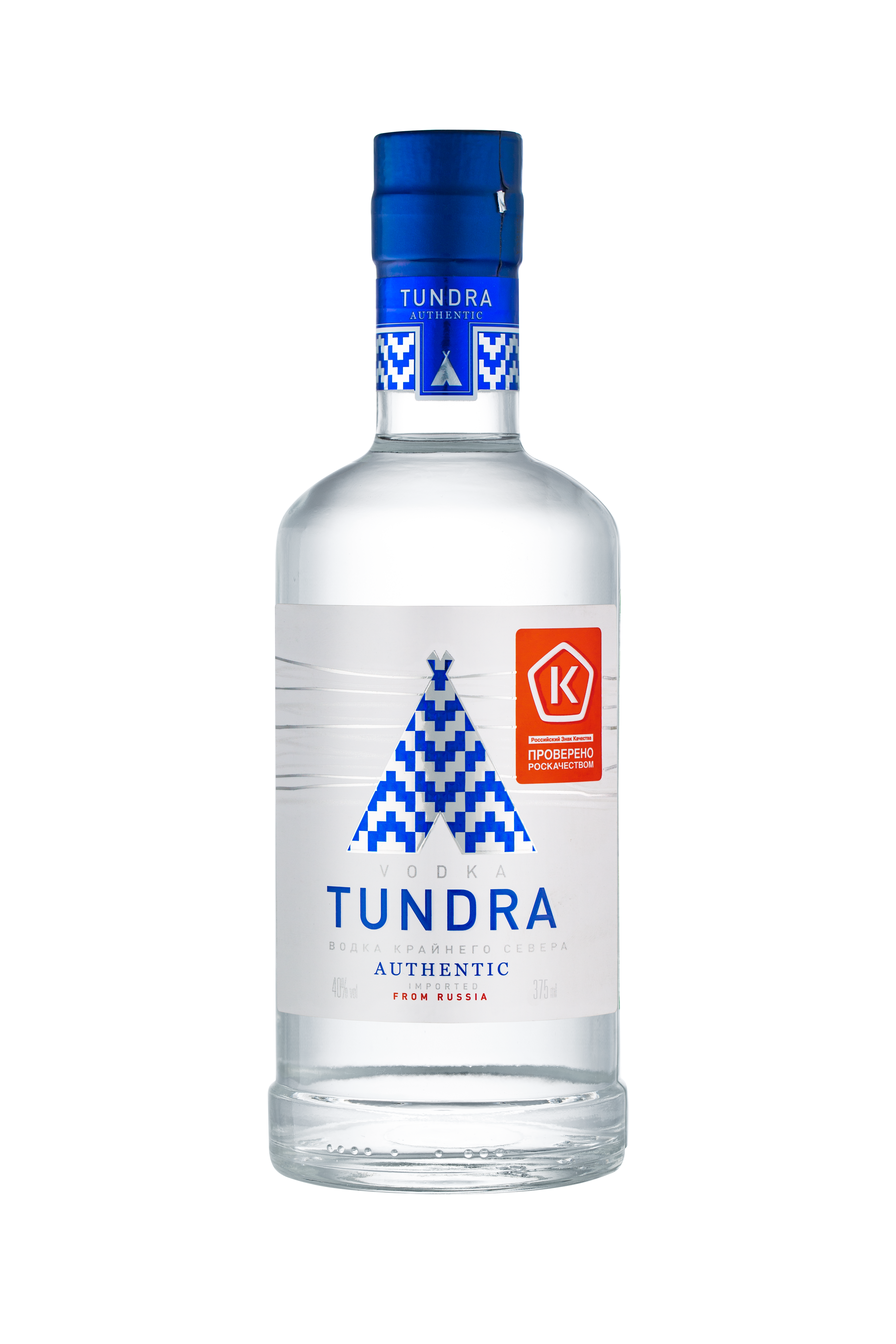 Водка Tundra Authentic Водка крайнего севера 40% 0,375л
