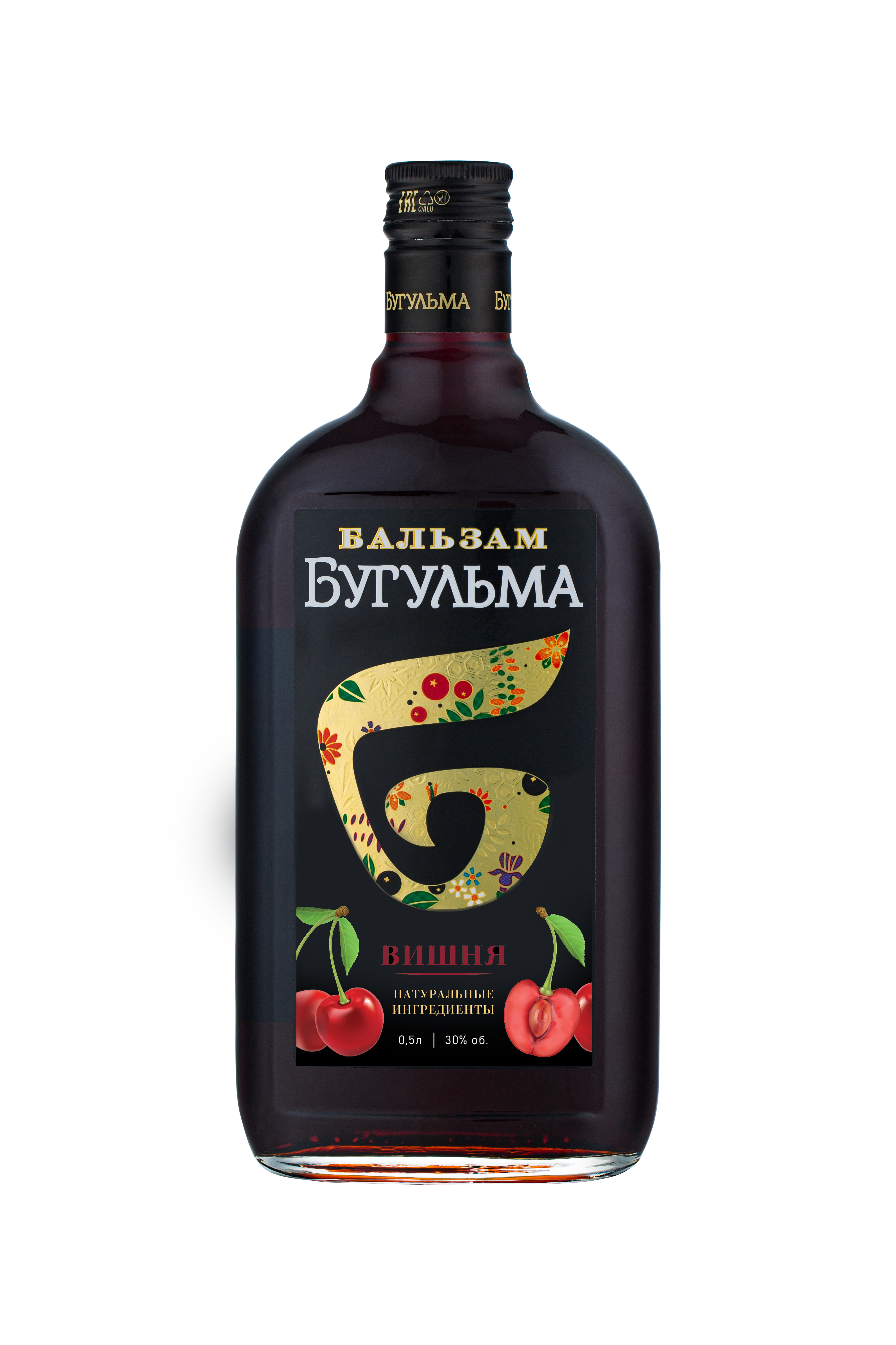 Бальзам Бугульма Вишня 30% 0,5л Обычная