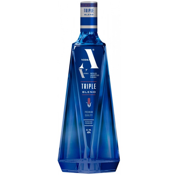 Водка Vodka A Triple Blend 40% 0,5л