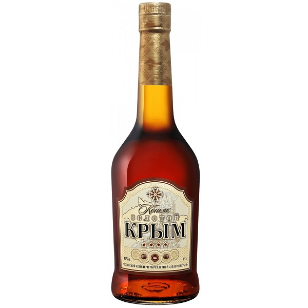 Коньяк Золотой Крым четырехлетний