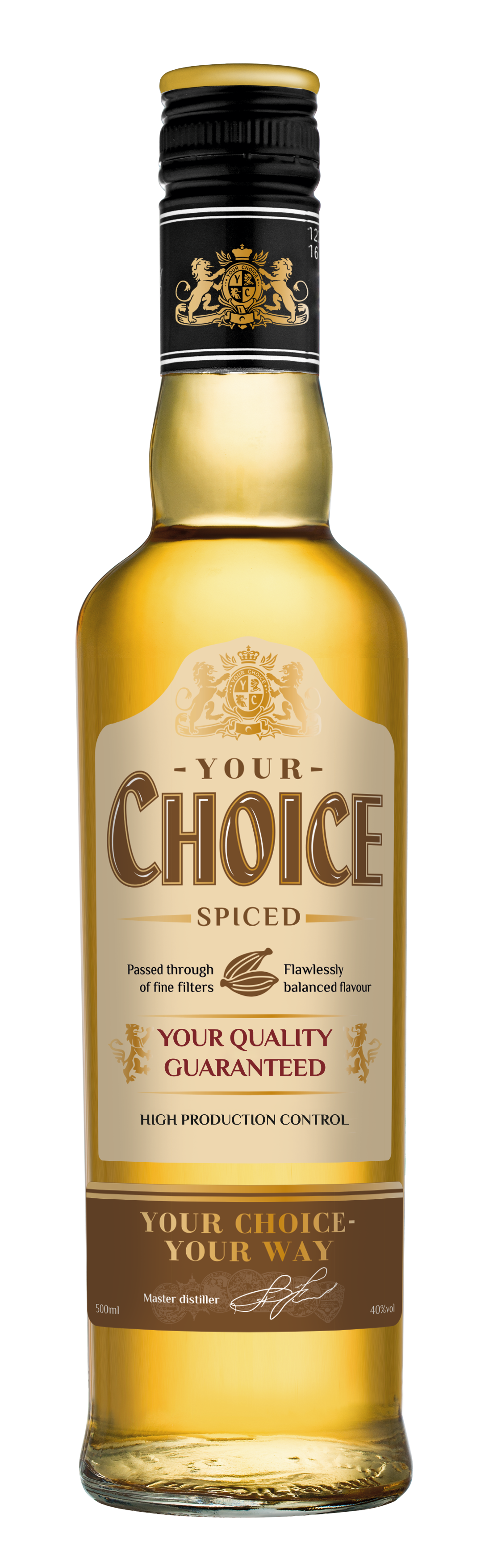 Настойка горькая Your Choice Spiced 40% 0,5л 1,2,6