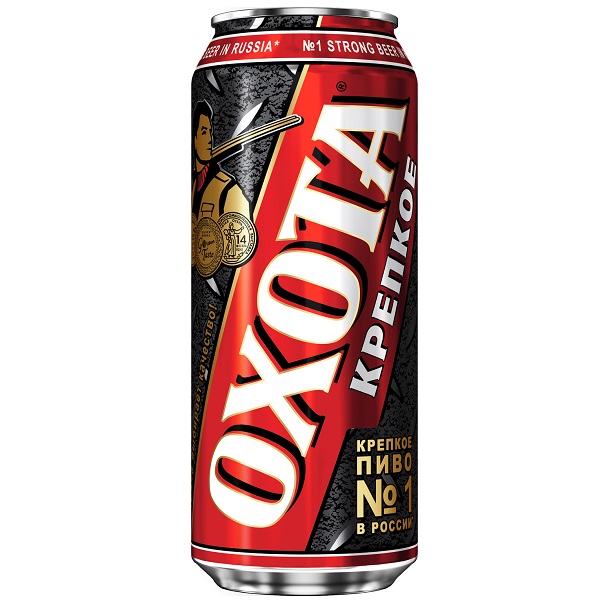 Пиво Охота Крепкое