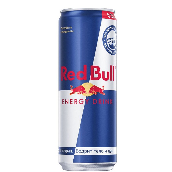 Напиток энергетический Red Bull (Ред Булл) 0,355л ж/б