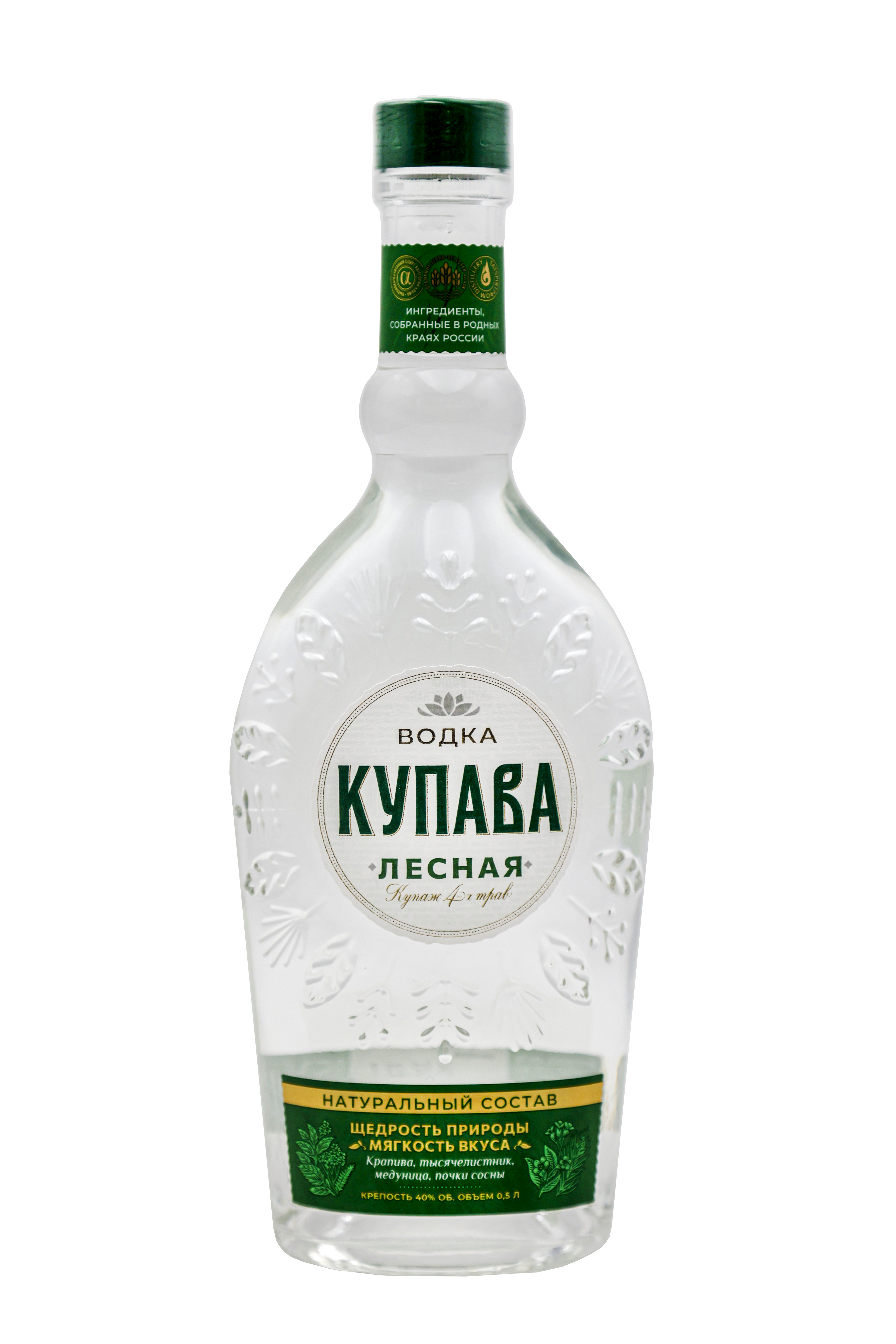 Водка Купава Лесная 40% 0,5л