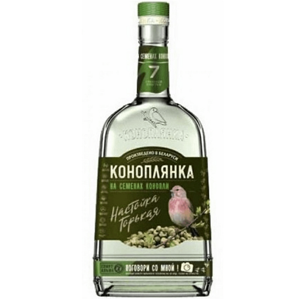 Настойка горькая Коноплянка на семенах конопли