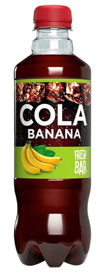 Напиток Fresh Bar Кола Банан газированный 0,48л пэт