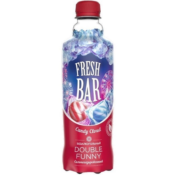 Напиток Fresh Bar Дабл Фанни газированный 0,48л пэт