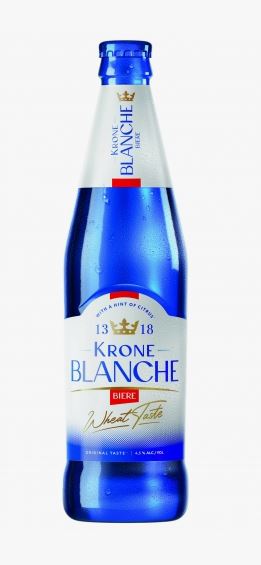 Напиток пивной Krone Blanche Biere (Крон Бланш Бир) 4,5% 0,45л стекло