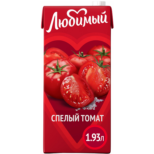 Нектар Любимый 1,93л Томат морская соль