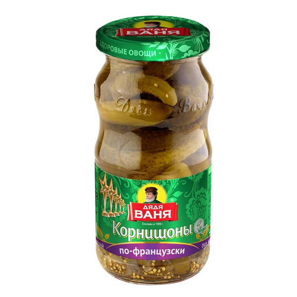 Корнишоны Дядя Ваня по-французски 460гр