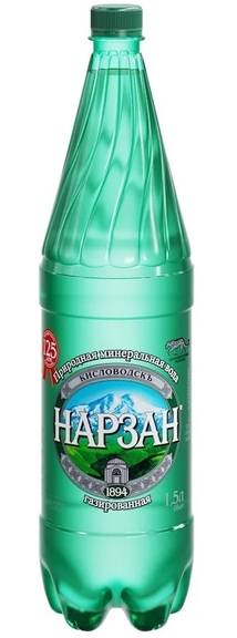 Вода минеральная Нарзан 1,5л газ пэт