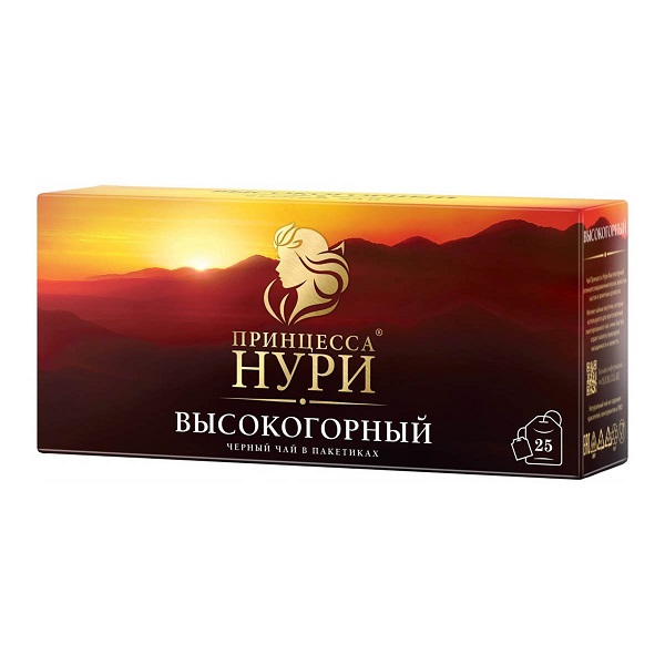 Чай Принцесса Нури Высокогорный 25пак*2гр
