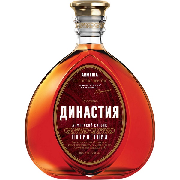 Коньяк Великая Династия. Выбор Экспертов КО армянский пятилетний