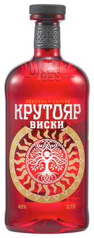 Виски Крутояр купажированный 40% 0,7л
