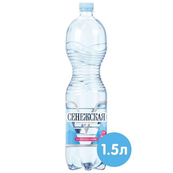 Вода Снежская минеральная столовая 1,5л газ