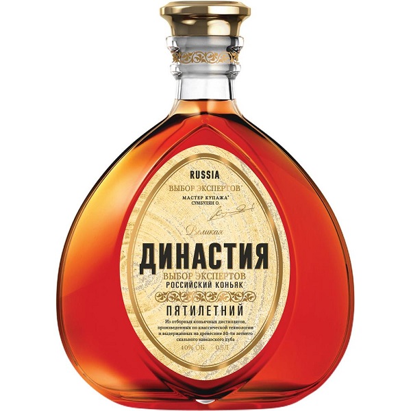 Коньяк Великая Династия. Выбор Экспертов КО российский пятилетний