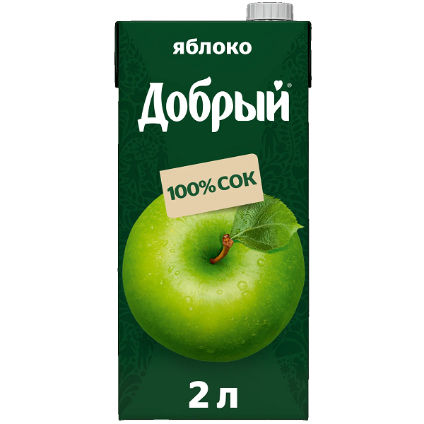 Сок Добрый 2л Яблоко