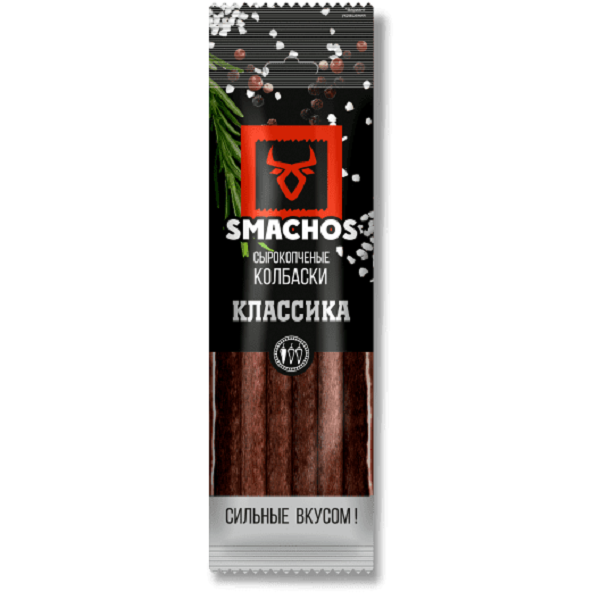 Колбаски Smachos 70гр Классика с/к