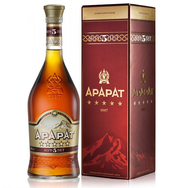 Коньяк Арарат пятилетний армянский