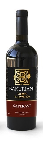 Вино Олд Бакуриани Саперави красное сухое 10-12% 0,75л