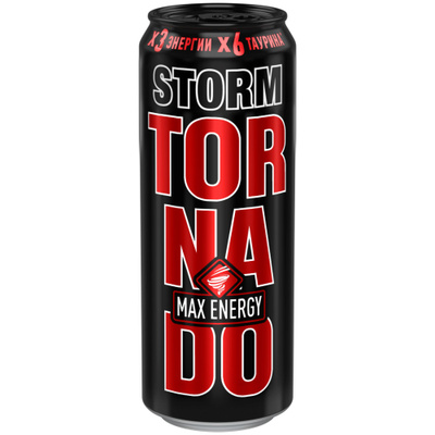 Напиток тонизирующий Tornado Max Storm 0,45л ж/б