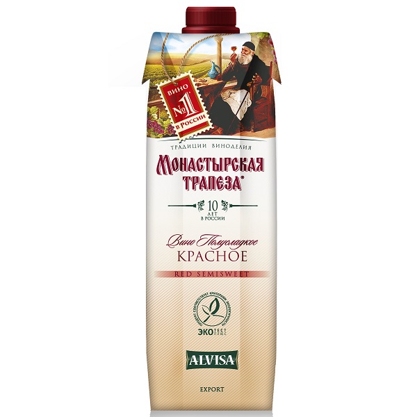 Вино Монастырская Трапеза