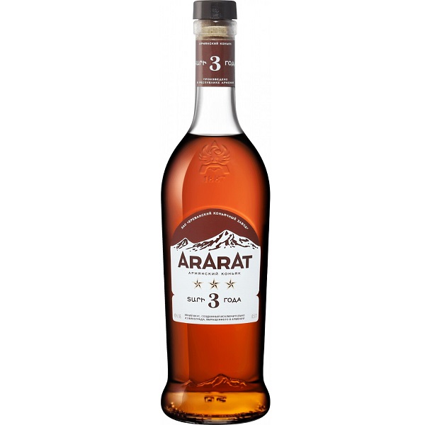 Коньяк Арарат трехлетний армянский