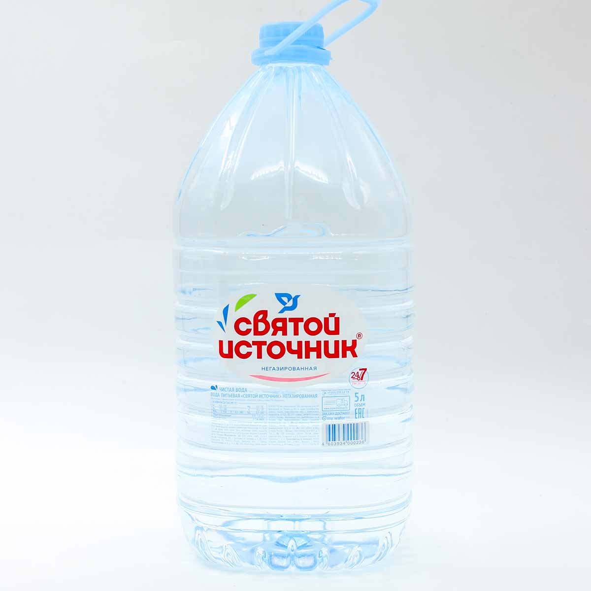 Вода питьевая Святой Источник 5л негаз пэт