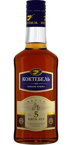 Коньяк Коктебель пятилетний 40% 0,25л