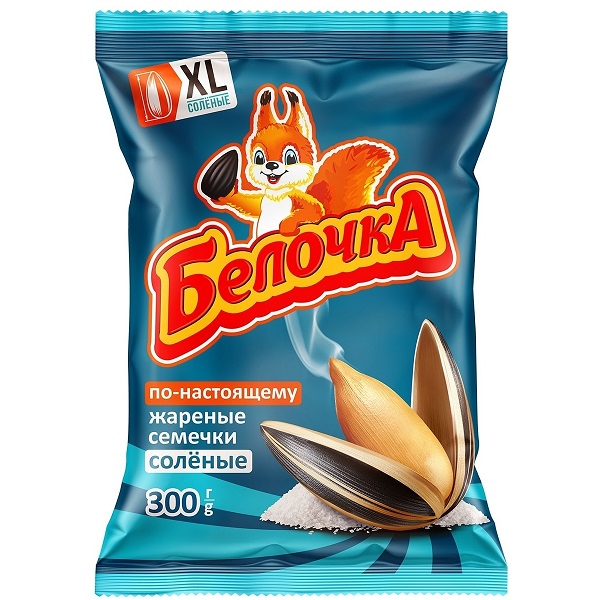 Семечки Белочка XL 300гр Соленые