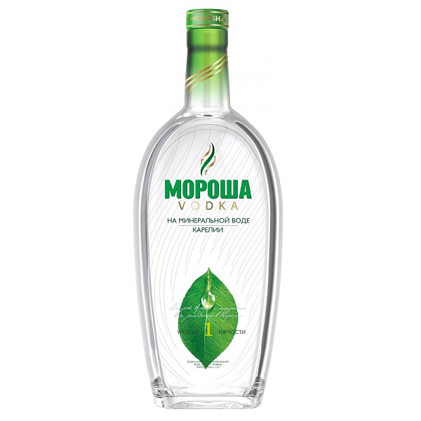Водка Мороша на минеральной воде Карелии.Уровень мягкости №1 40% 0,5л
