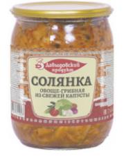 Солянка Давыдовский продукт овощи грибы 510гр ст/б