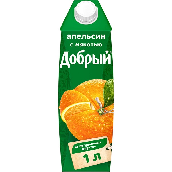 Нектар Добрый 1л Апельсин
