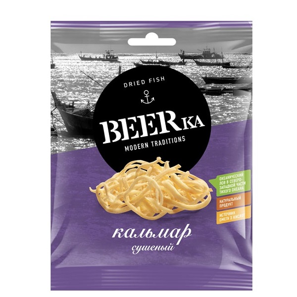 Кальмар сушеный Beerka 18гр