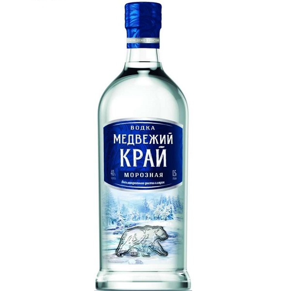 Водка Медвежий Край морозная