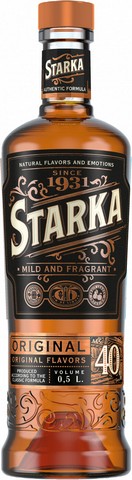 Настойка Старка горькая 40% 0,5л