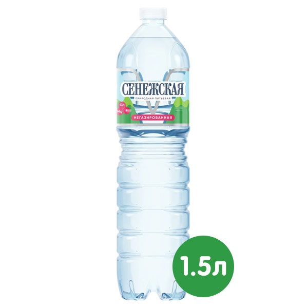 Вода Снежская минеральная столовая 1,5л негаз