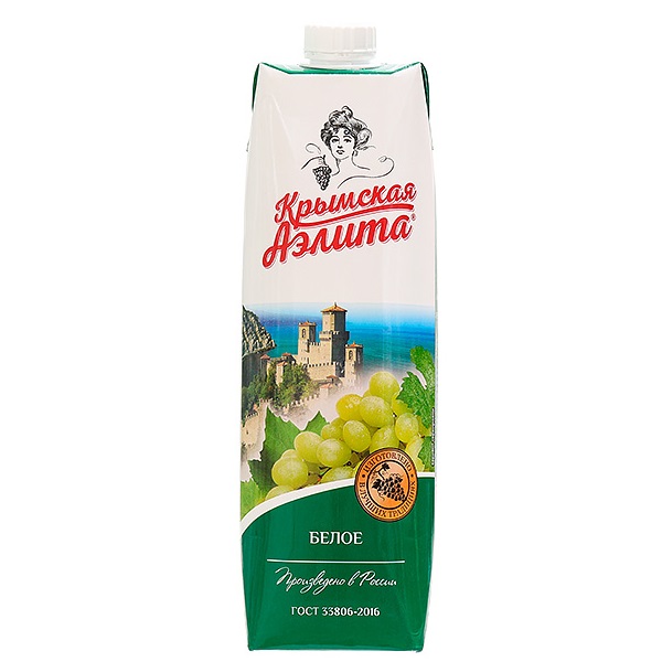 Алкогольная продукция Крымская Аэлита