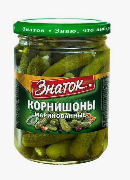 Корнишоны маринованные Знаток 350гр