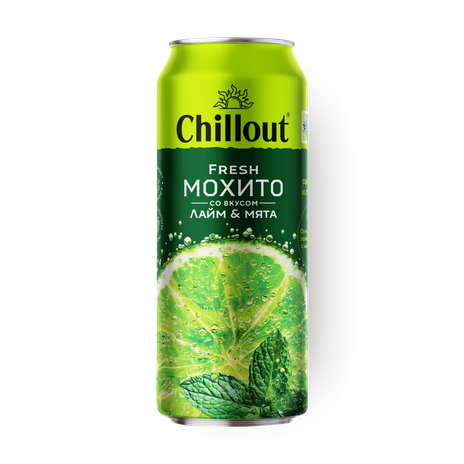 Лимонад Chillout Fresh Mojito (Чиллаут Фреш Мохито) 0,45л ж/б