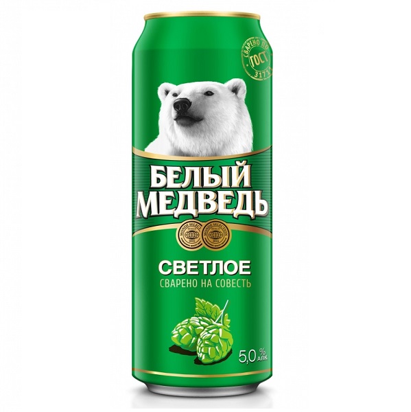 Пиво Белый Медведь