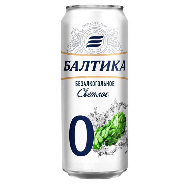 Пиво Балтика №0 безалкогольное