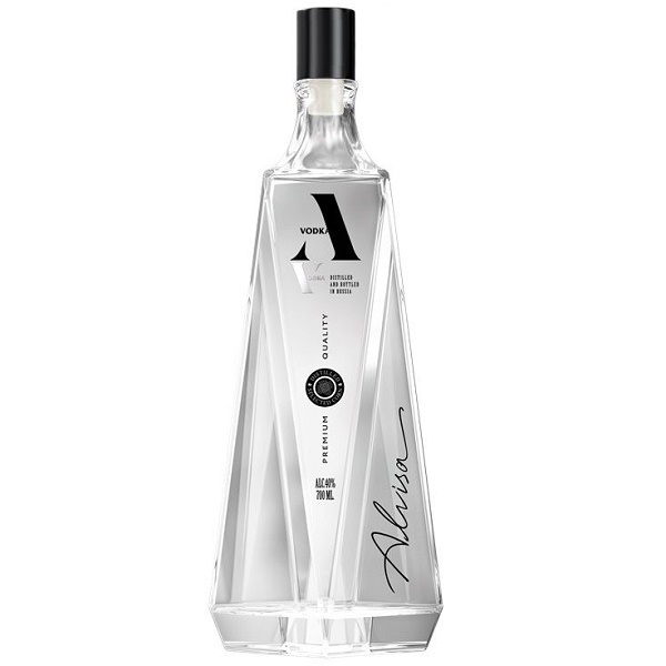 Водка Vodka A 40% 0,7л П/у+2 рюмки