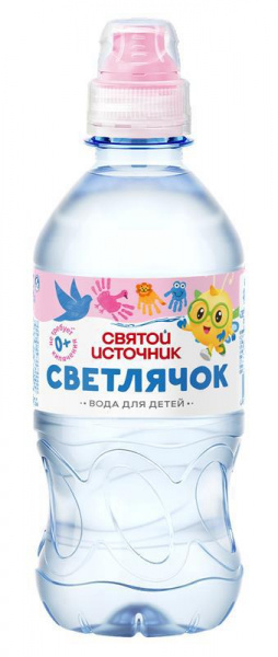 Вода минеральная Святой Источник Светлячок для детей 0,33л негаз пэт