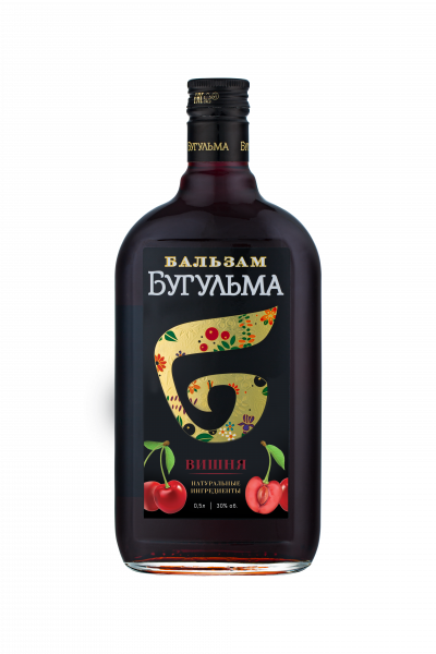 Бальзам Бугульма Вишня 30% 0,5л Обычная