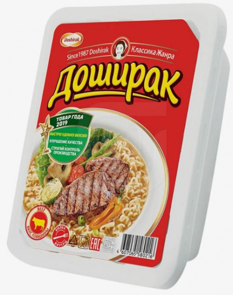Лапша Доширак Говядина 90гр